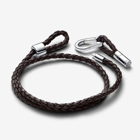Pulseira dupla de couro Pandora Moments