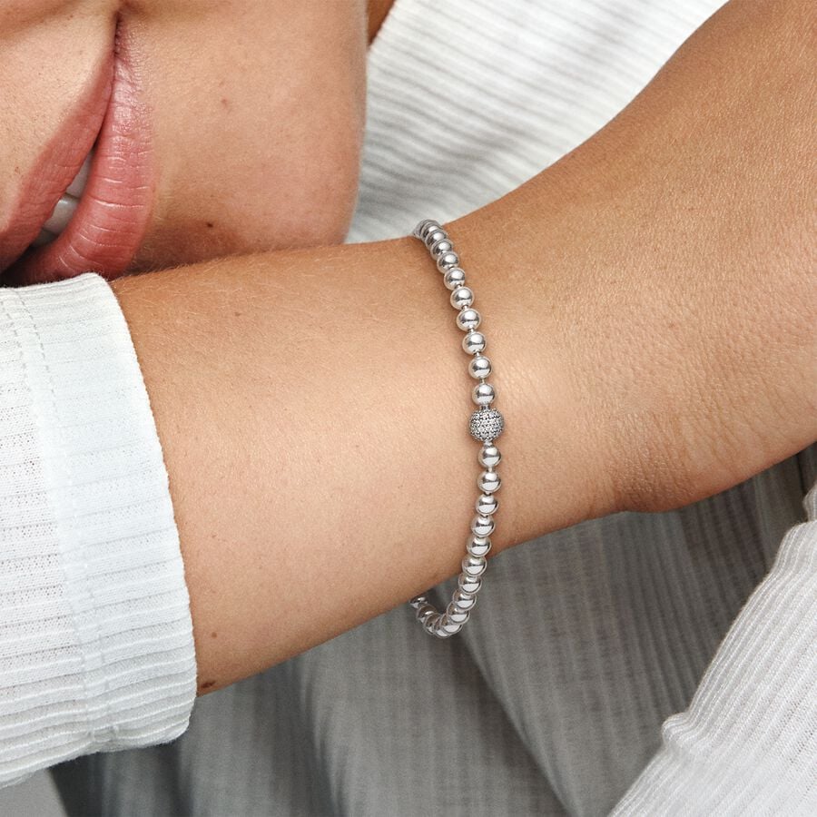 Pulseira Beads & Pavé